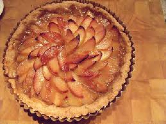 apple quince tart