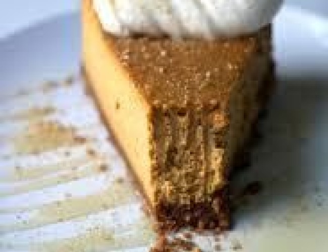 baked pumpkin cheesecake