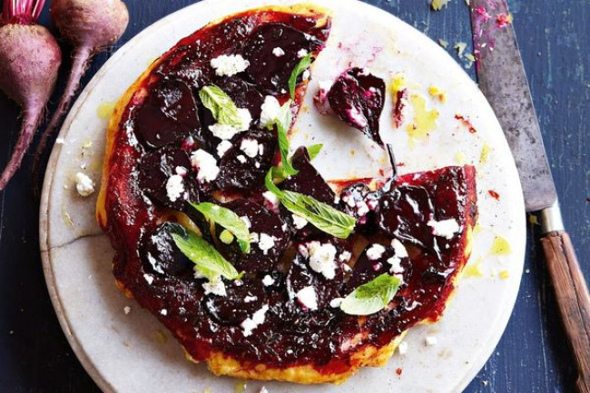 balsamic beetroot tart