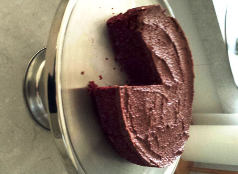 beetroot mud cake