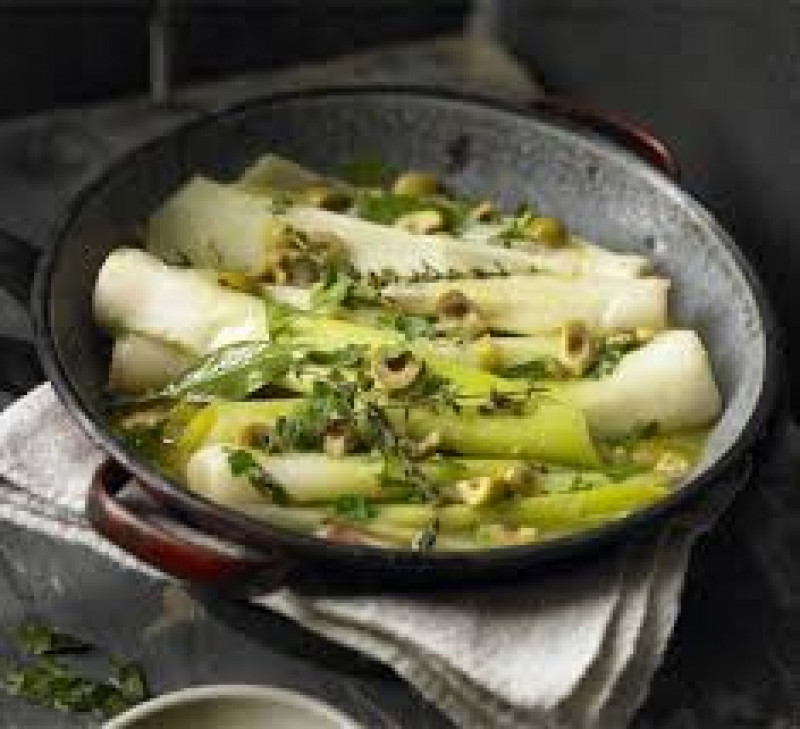 braised leeks