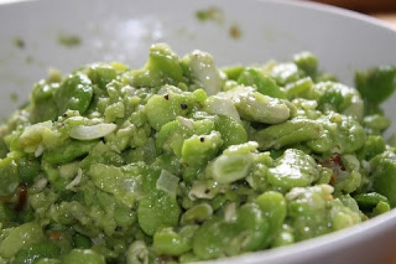 broad bean mash