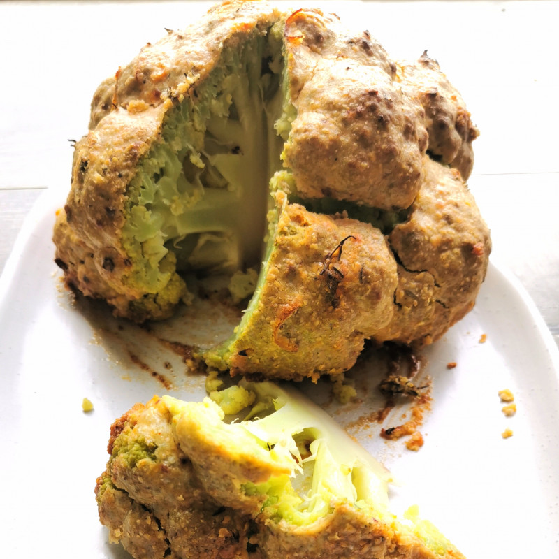 broccoflower baked