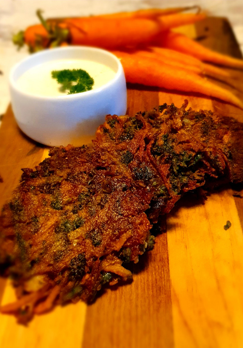 carrot fritters