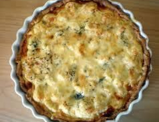 cauli and leek tart