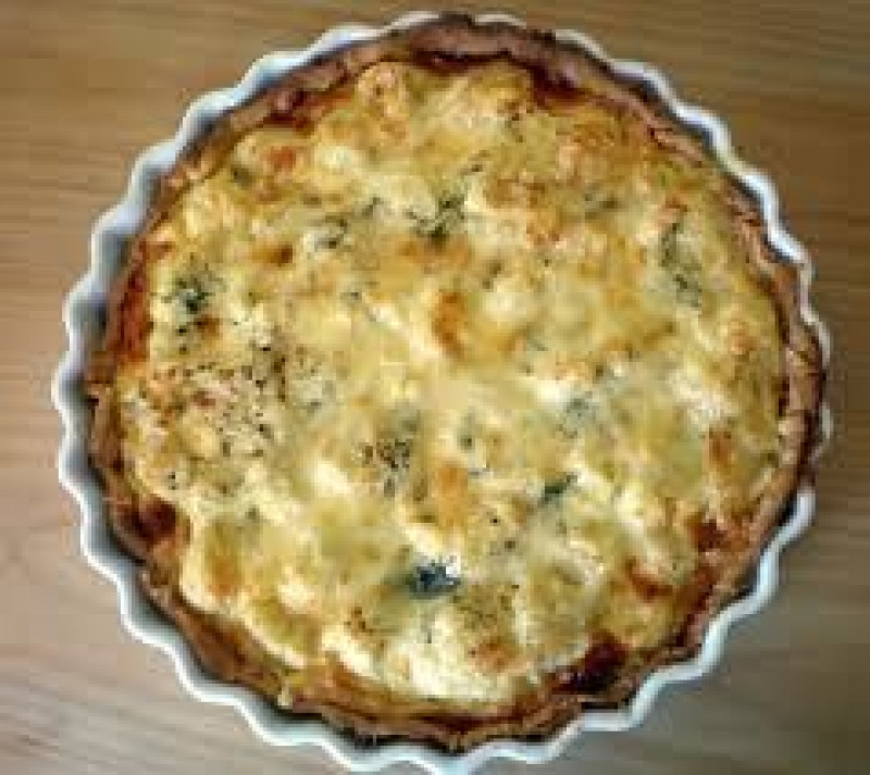 cauli and leek tart