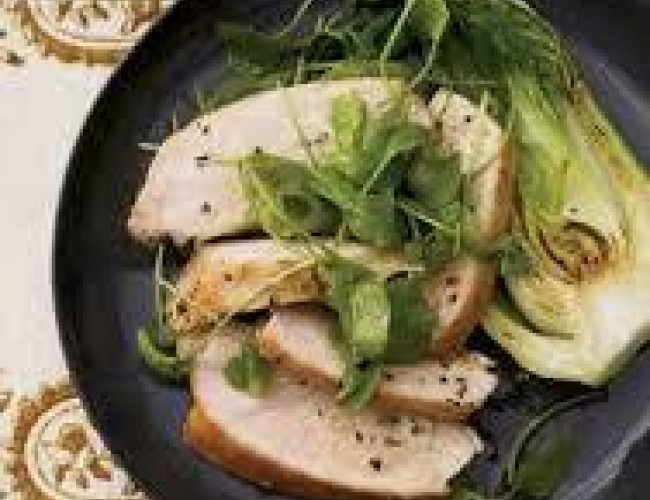 chicken and bok choy salad