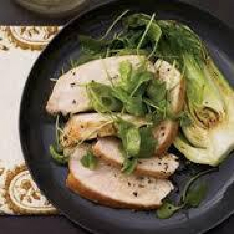 chicken and bok choy salad