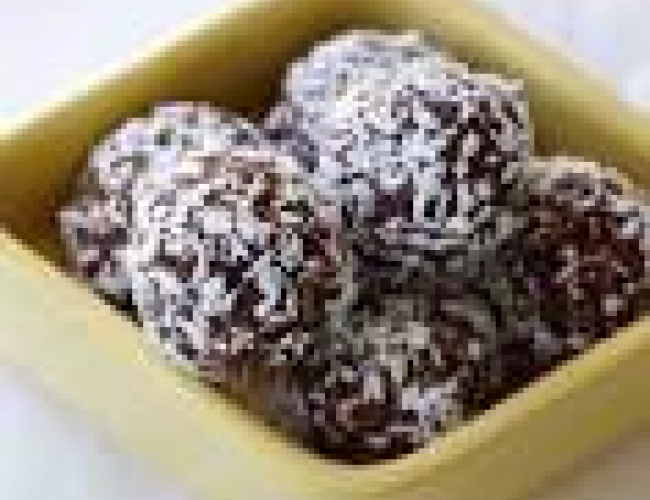 choc apricot balls