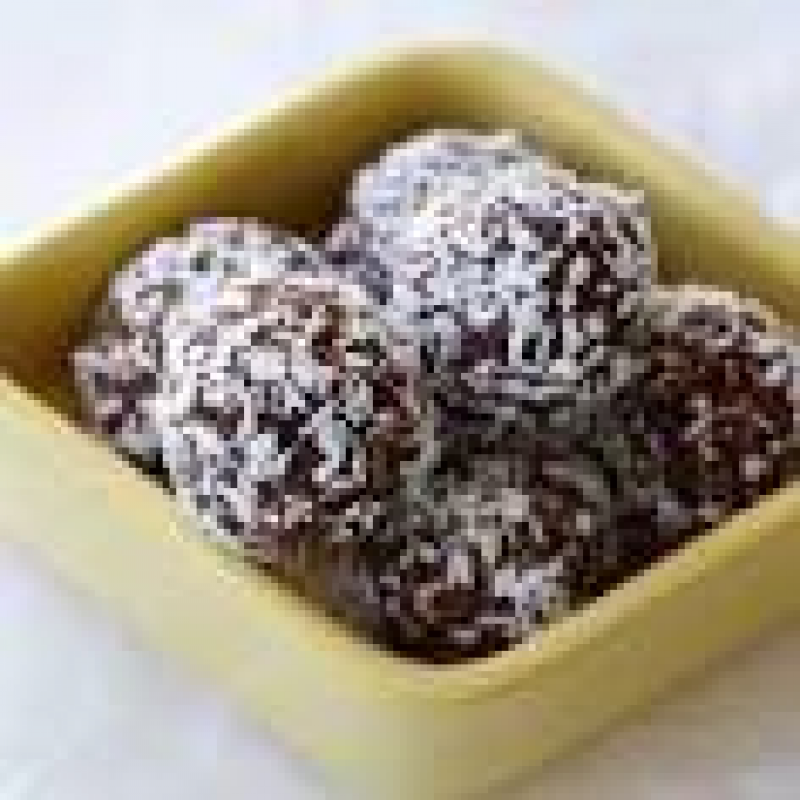 choc apricot balls