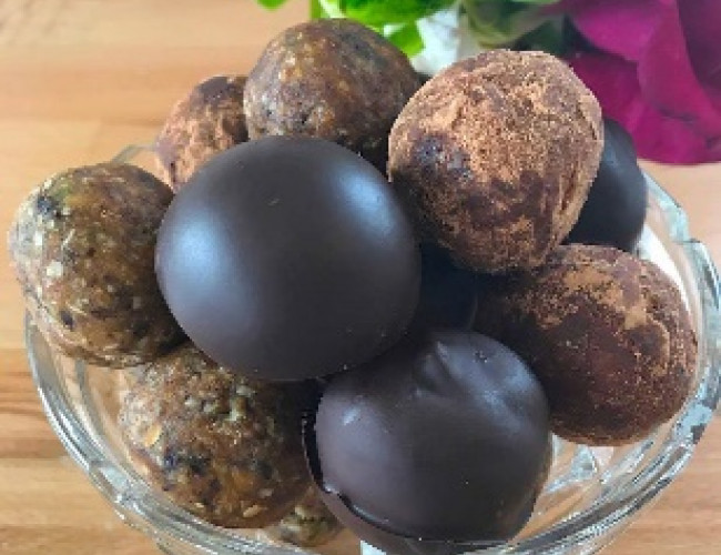 chocolate peanut butter truffles