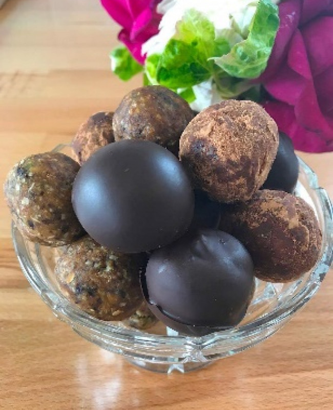 chocolate peanut butter truffles