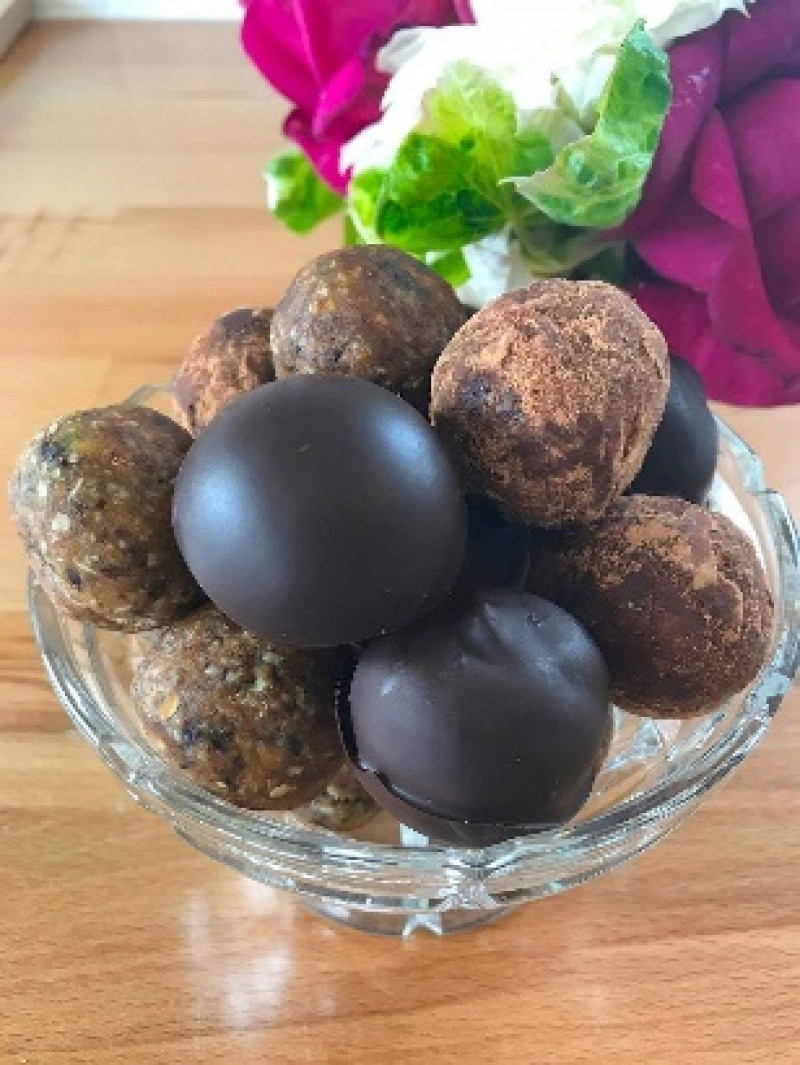 chocolate peanut butter truffles