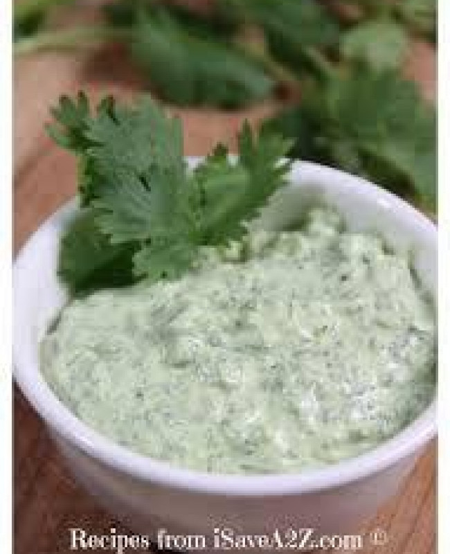 coriander dip 2