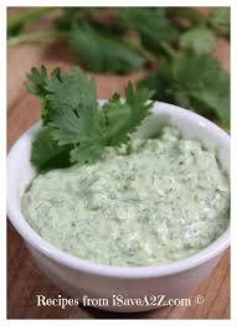 coriander dip 2