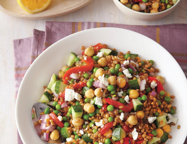 courgette feta salad off myrecipes