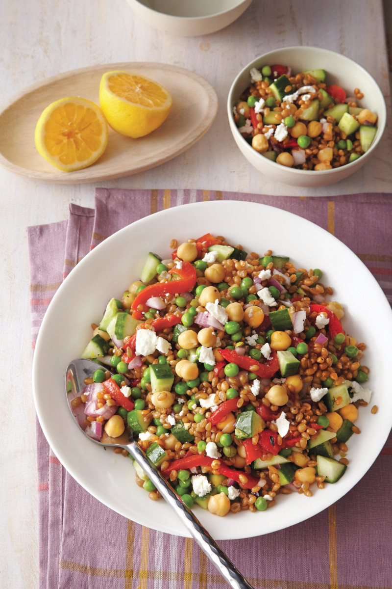 courgette feta salad off myrecipes