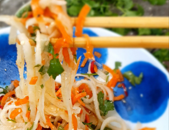 daikon noodle salad