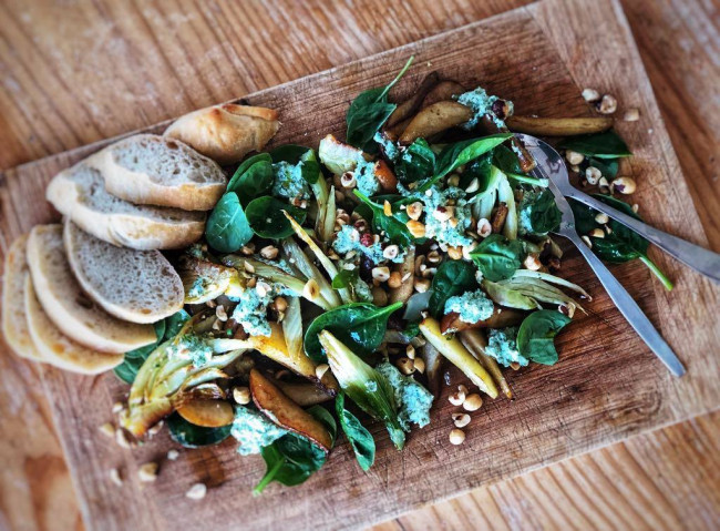 fennel pear salad