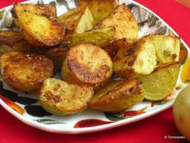 garlic salted potatoes