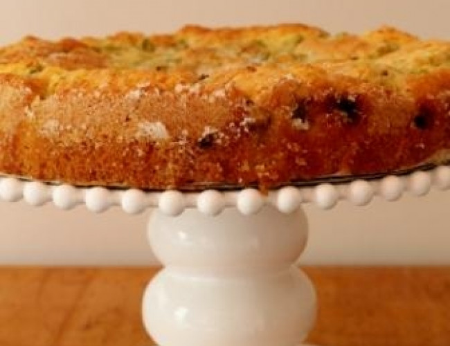 gooseberry and elderflower cake