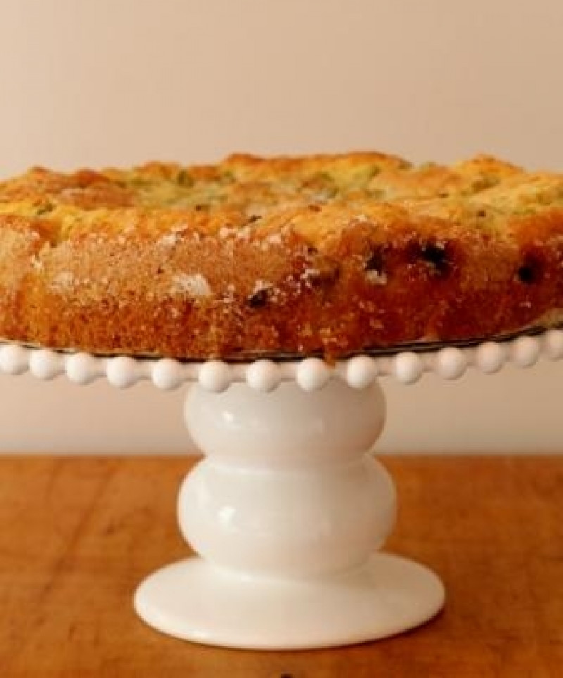 gooseberry and elderflower cake