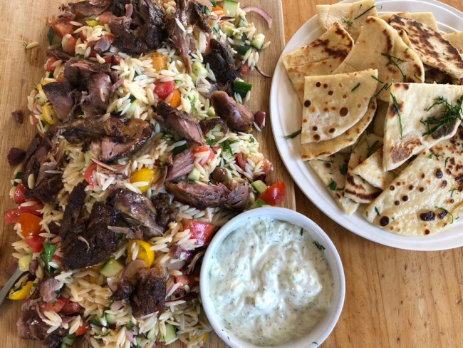 greek lamb shanks with orzo salad v2