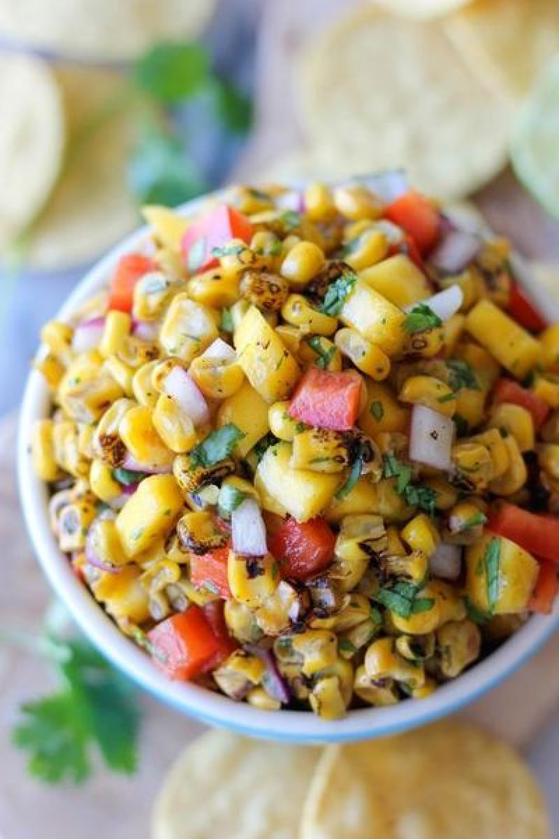 green bean and sweet corn salsa fresca