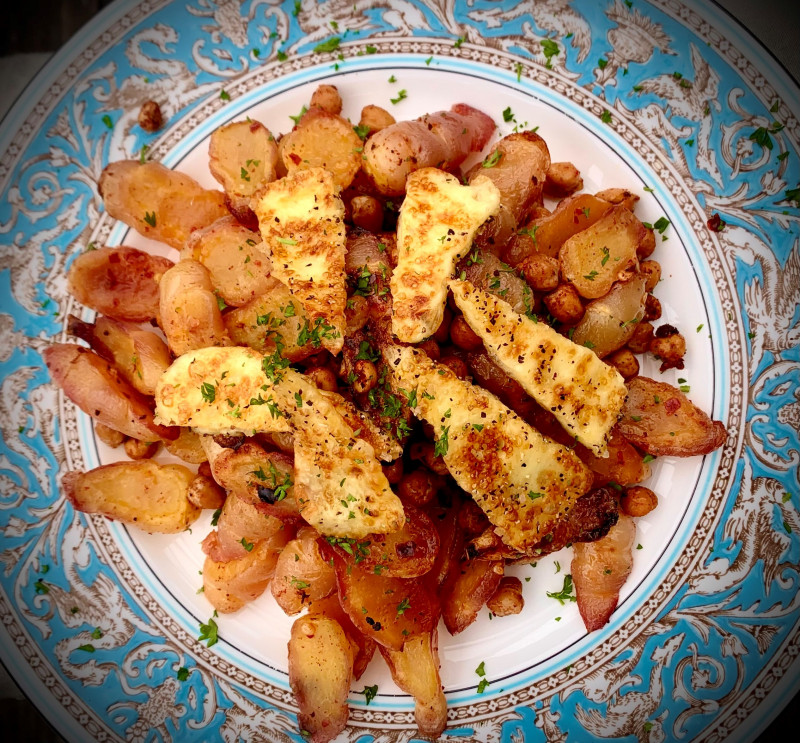 halloumi yams