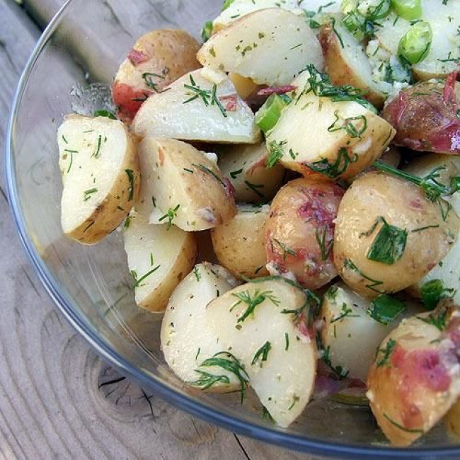 herby potato salad