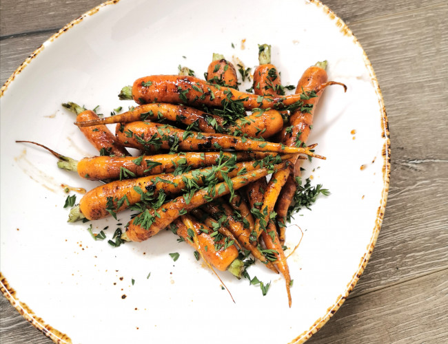 honey glazed baby carrots