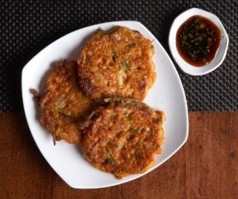 kimchi pancakes