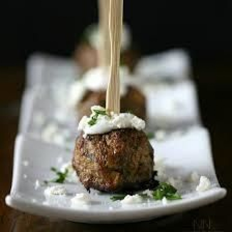 lamb and feta balls