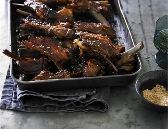 lamb ribs w soy sauce