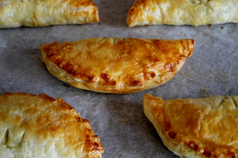 leek and cheddar pasties