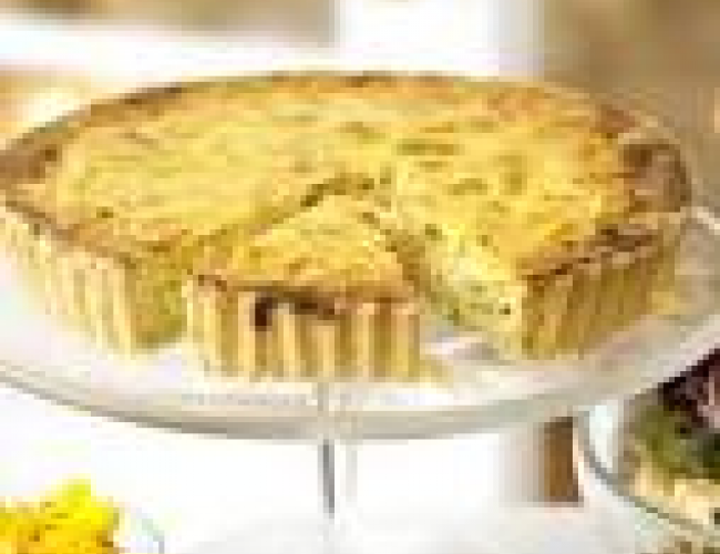 leek and pea tart