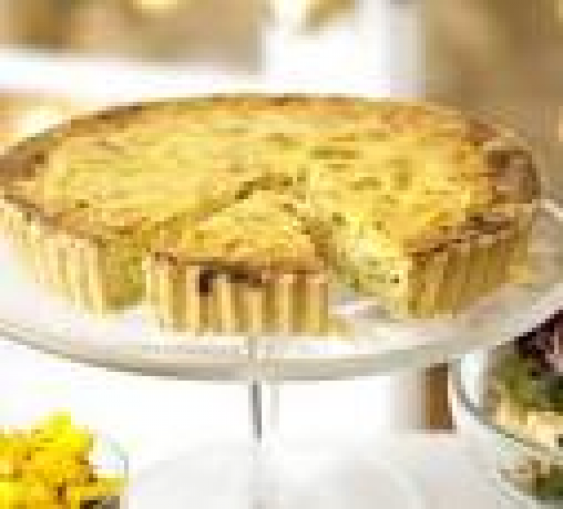 leek and pea tart