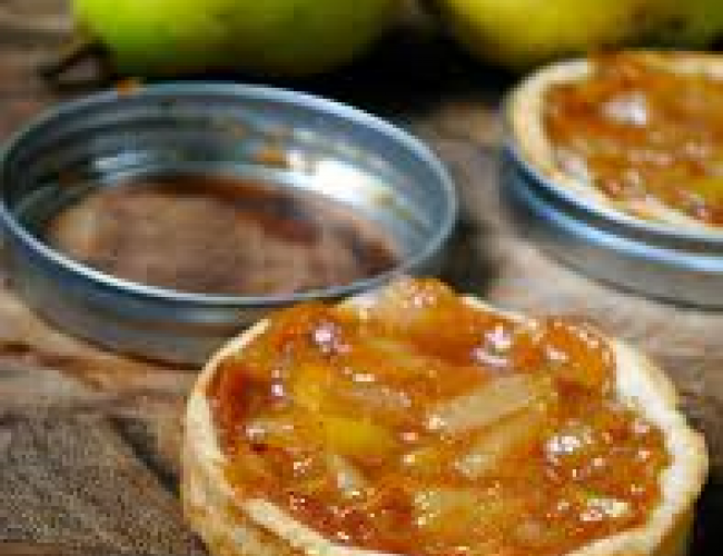 mini pear tarts