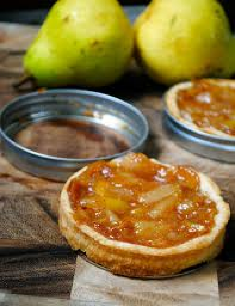 mini pear tarts