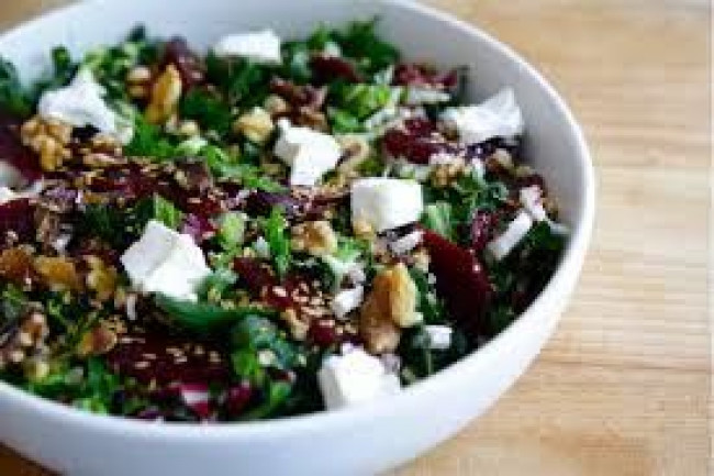 mint and silv beet salad