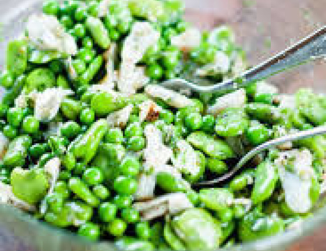 pea and bean salad