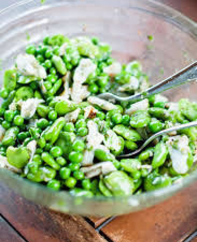 pea and bean salad