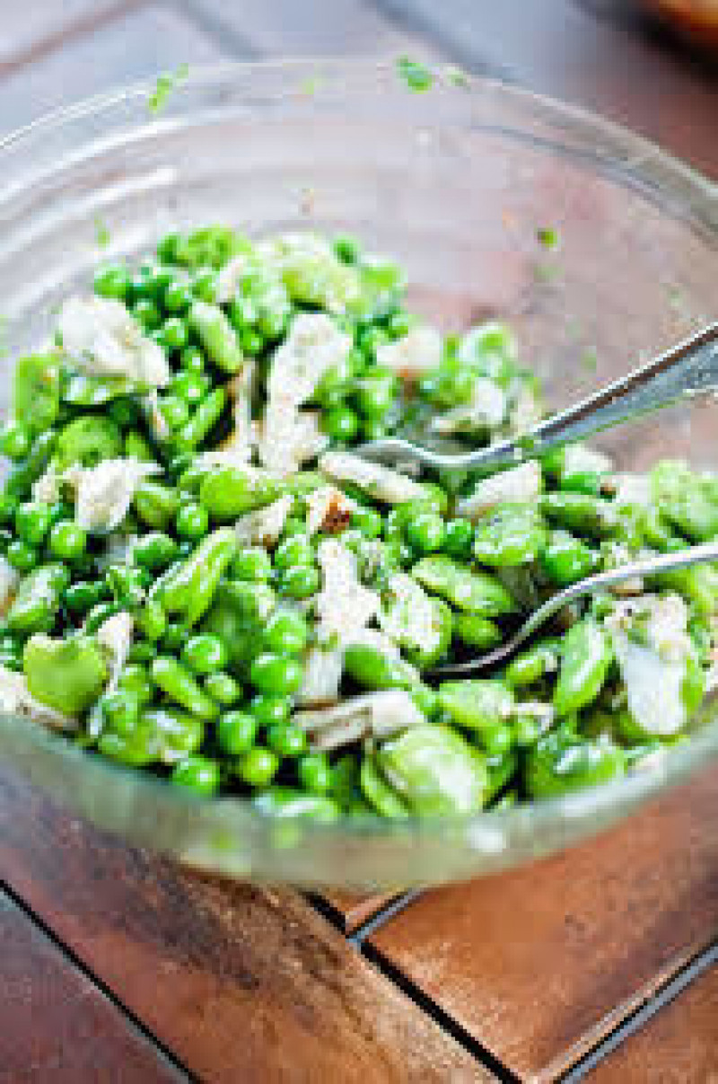 pea and bean salad