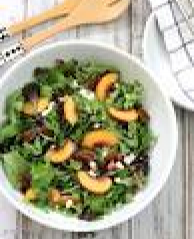 peach and walnt salad