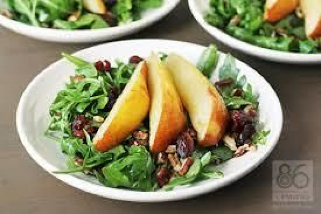 pear and kale salad