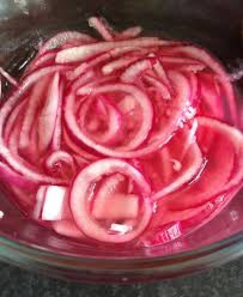 pickled red onions