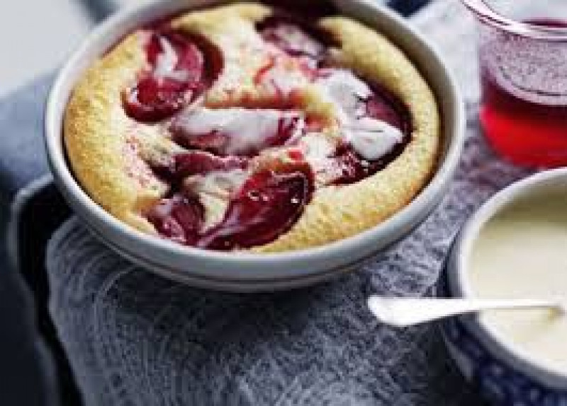 plum clafoutis