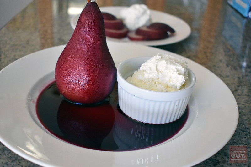 poached pear