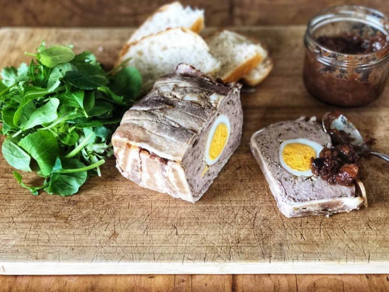 pork fennel and egg terrine