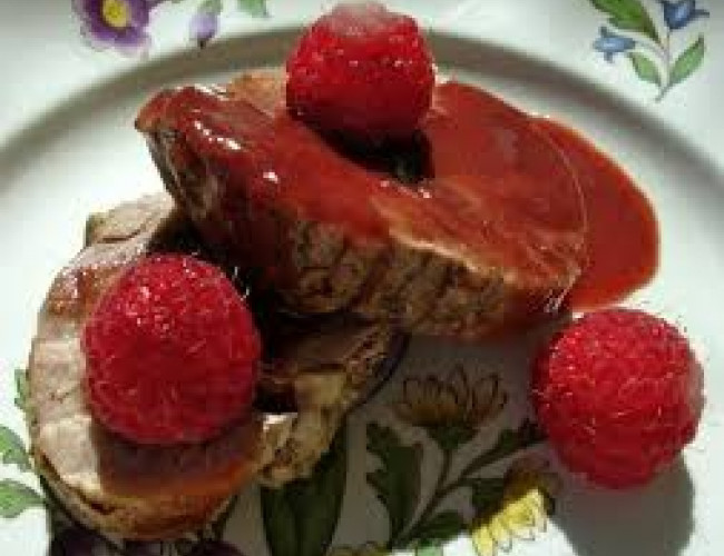 pork with berries